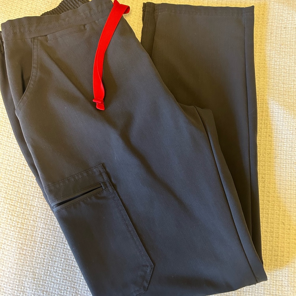 Figs Charcoal Gray Yola scrub pants